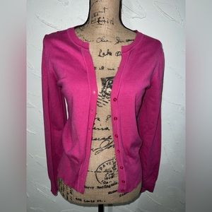 Pink cardigan